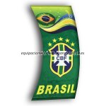 Futbol Bandera de Brasil Verde Futbol Bandera de Brasil Verde