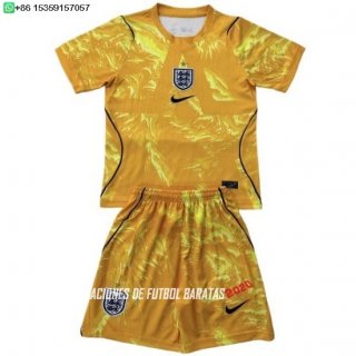 Nuevo Portero Conjunto De Hombre Inglaterra 2026 Amarillo Baratas