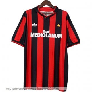 Nuevo 1ª Camiseta AC Milan Retro 1990 1991 Rojo Baratas