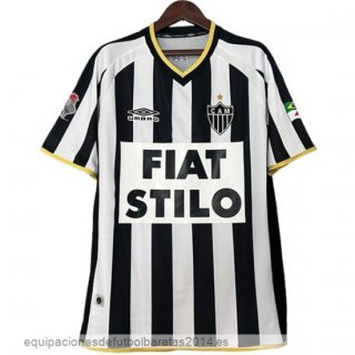 Nuevo 1ª Camiseta Atletico Mineiro Retro 2003 Blanco Negro Baratas