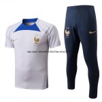 Nuevo Entrenamiento Conjunto Completo Francia 2022 Blanco I Azul Baratas Nuevo Entrenamiento Conjunto Completo Francia 2022 Blanco I Azul Baratas