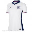 Nuevo 1ª Camiseta Mujer Inglaterra 2024 Blanco Baratas