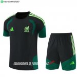 Nuevo Entrenamiento Conjunto Completo México 2026 Verde Negro Baratas