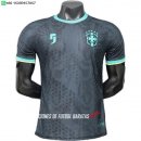 Nuevo Especial Jugadores Camiseta Brasil 2026 Negro Verde Baratas
