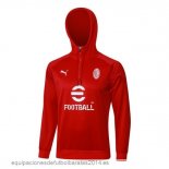 Nuevo Chaqueta Con Capucha AC Milan 23/24 Rojo Baratas