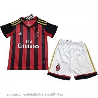 Nuevo 1ª Conjunto De Niños AC Milan Retro 2013 2014 Rojo Baratas