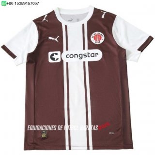 Nuevo Tailandia Especial Camiseta St. Pauli 25/26 Marron Baratas