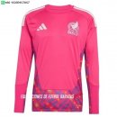 Nuevo Tailandia Portero Manga Larga Mexico 2026 Rosa Baratas