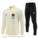 Nuevo Conjunto Completo Ropa Deportiva Con Cremallera Larga Paris Saint Germain 23/24 Amarillo I Negro Baratas