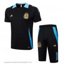 Nuevo Entrenamiento Conjunto Completo Argentina 2024 Negro II Azul Baratas