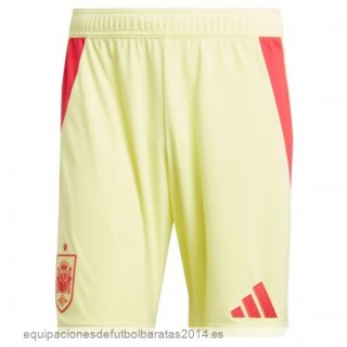 Nuevo 2ª Pantalones Espana 2024 Amarillo Baratas