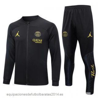 Nuevo Conjunto Completo Ropa Deportiva Con Cremallera Larga Niños Paris Saint Germain 23/24 Negro Baratas