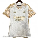 Nuevo Tailandia Especial Camiseta Real Madrid 23/24 Amarillo Blanco Baratas