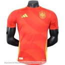 Nuevo 1ª Jugadores Camiseta Espana 2024 Rojo Baratas