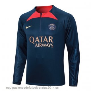 Nuevo Sudadera Entrenamiento Paris Saint Germain 23/24 Azul Marino I Rojo Baratas