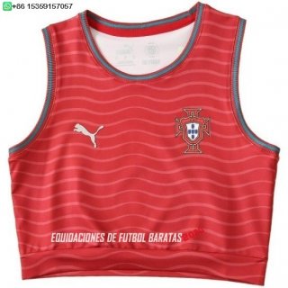 Nuevo 1ª Camiseta Sin Mangas Mujer Portugal 2026 Baratas