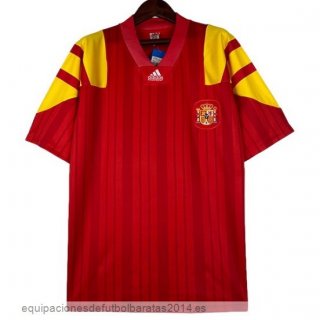 Nuevo 1ª Camiseta Espana Retro 1992 Rojo Baratas