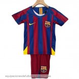 Nuevo 1ª Conjunto De Niños Barcelona Retro 2005 2006 Rojo Azul Baratas