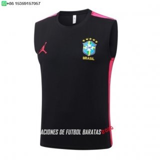 Nuevo Entrenamiento Sin Mangas Brasil 2026 Negro Rosa Baratas
