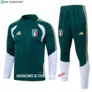 Nuevo Conjunto Completo Ropa Deportiva Con Cremallera Larga Italia 2026 Verde Blanco Baratas