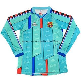 Nuevo Camiseta 2ª Liga Manga Larga Barcelona Retro 1996/1997 Baratas