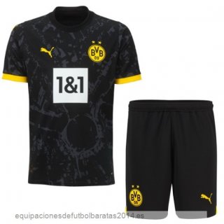 Nuevo 2ª Conjunto De Niños Borussia Dortmund 23/24 Negro Amarillo Baratas