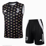 Nuevo Entrenamiento Sin Mangas Conjunto Completo Juventus 24/25 Negro Blanco Baratas Nuevo Entrenamiento Sin Mangas Conjunto Completo Juventus 24/25 Negro Blanco Baratas