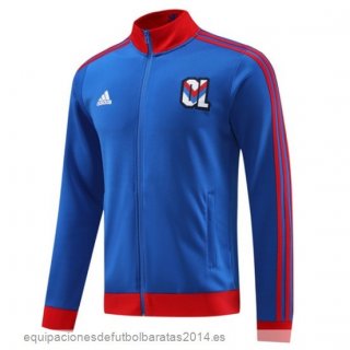 Nuevo Ropa Deportiva Con Cremallera Larga Lyon 23/24 Azul Rojo Baratas