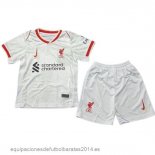 Nuevo 3ª Conjunto De Niños Liverpool 24/25 Blanco Baratas