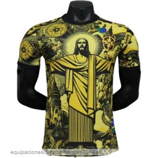 Nuevo Especial Jugadores Camiseta Brasil 2024 Amarillo Baratas