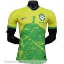 Nuevo Tailandia Especial Jugadores Camiseta Brasil 2023 Amarillo Baratas