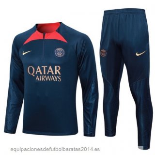 Nuevo Conjunto Completo Sudadera Entrenamiento Paris Saint Germain 23/24 Azul I Marino Rojo Baratas