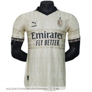 Nuevo Tailandia 4ª Jugadores Camiseta AC Milan 23/24 Amarillo Baratas