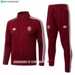 Nuevo Conjunto Completo Ropa Deportiva Con Cremallera Larga Niños España 2026 Borgona Baratas