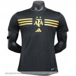 Nuevo Especial Jugadores Camiseta Argentina 2024 Negro Amarillo Baratas Nuevo Especial Jugadores Camiseta Argentina 2024 Negro Amarillo Baratas