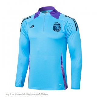 Nuevo Sudadera Entrenamiento Argentina 2024 Azul Purpura Baratas