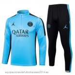 Nuevo Conjunto Completo Sudadera Entrenamiento Paris Saint Germain 23/24 Azul II Negro Baratas