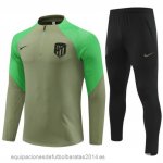 Nuevo Conjunto Completo Sudadera Entrenamiento Atletico Madrid 23/24 Verde I Negro Baratas Nuevo Conjunto Completo Sudadera Entrenamiento Atletico Madrid 23/24 Verde I Negro Baratas
