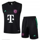 Nuevo Entrenamiento Sin Mangas Conjunto Completo Bayern Munich 23/24 Negro Baratas