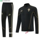 Nuevo Conjunto Completo Ropa Deportiva Con Cremallera Larga Portugal 2026 Negro I Amarillo Baratas
