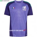 Nuevo Tailandia Portero Camiseta Mexico 2026 Purpura Baratas