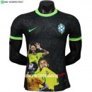 Nuevo Especial Jugadores Camiseta Brasil 2026 Negro Amarillo Verde Baratas