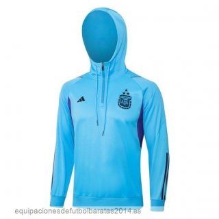 Nuevo Chaqueta Con Capucha Argentina 2023 Azul Baratas