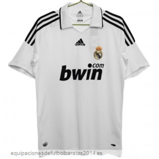 Nuevo 1ª Camiseta Real Madrid Retro 2008 2009 Blanco Baratas