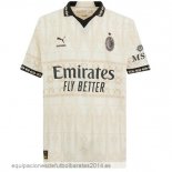 Nuevo Tailandia Cuarta Camiseta AC Milan 23/24 Amarillo Baratas