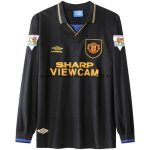 Nuevo 2ª Manga Larga Manchester United Retro 1992 1994 Verde Negro Baratas Nuevo 2ª Manga Larga Manchester United Retro 1992 1994 Verde Negro Baratas