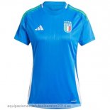 Nuevo 1ª Camiseta Mujer Italia 2024 Azul Baratas