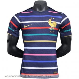 Nuevo Previo al partido Jugadores Camiseta Francia 2024 Azul Baratas