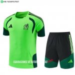 Nuevo Entrenamiento Conjunto Completo México 2026 Verde Baratas