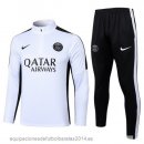 Nuevo Conjunto Completo Sudadera Entrenamiento Paris Saint Germain Niños 23/24 Blanco Negro Baratas